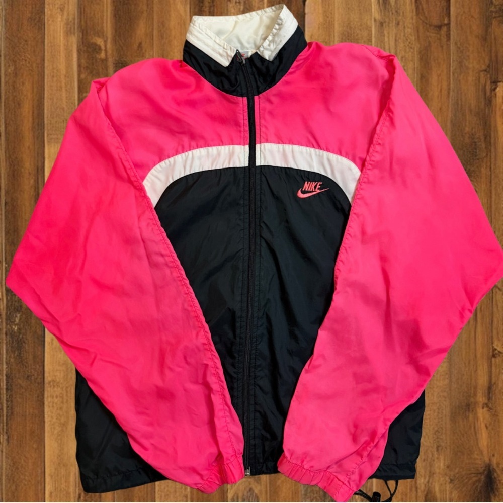Vintage 90s Nike Windbreaker Jacket – Size Small (S)
